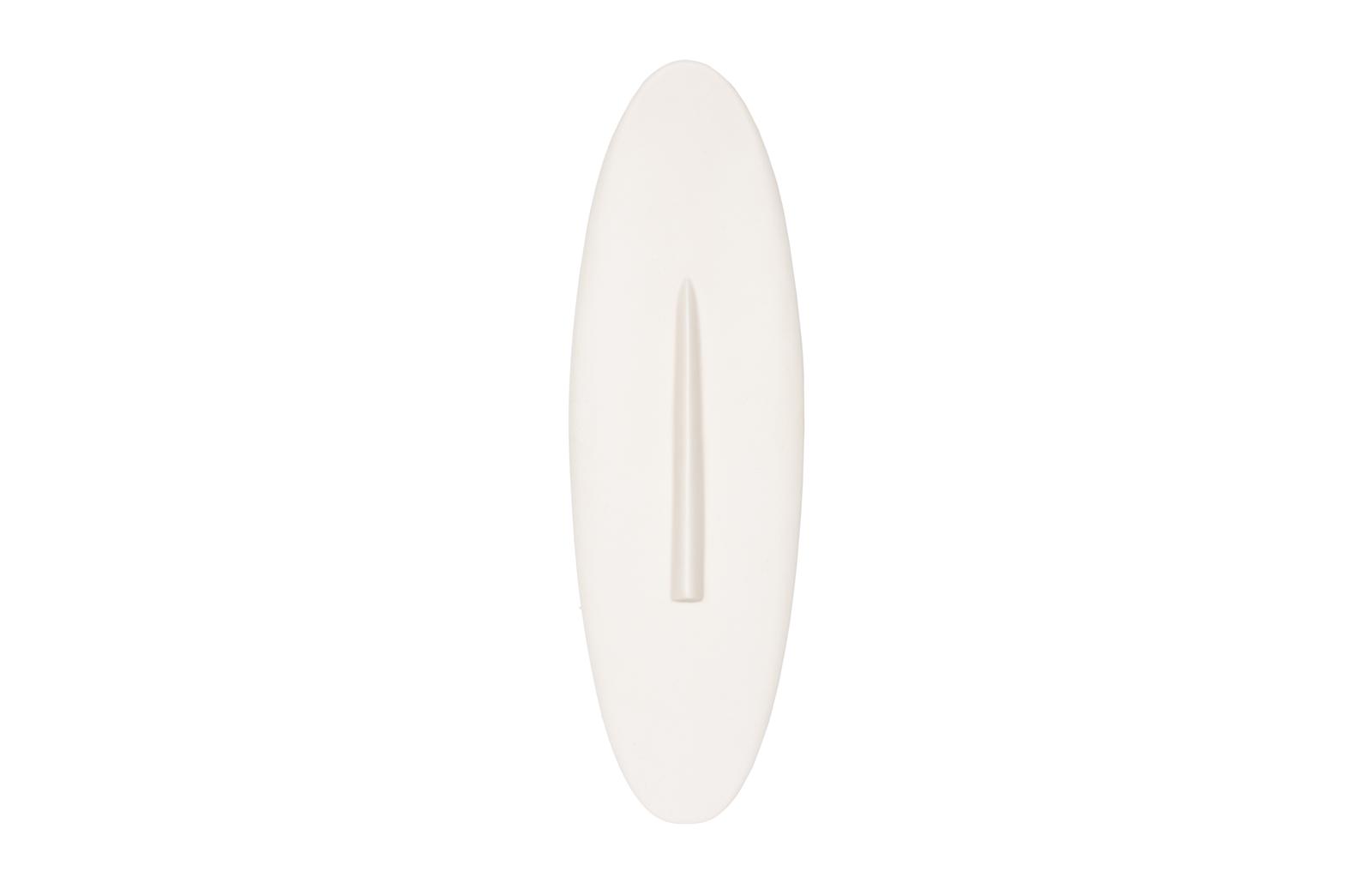 Cycladic Oval Wall Decor, Resin, Off White