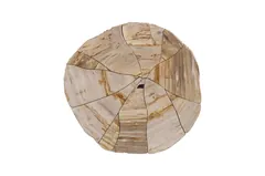 Converge Petrified Coffee Table, Rough, Cream