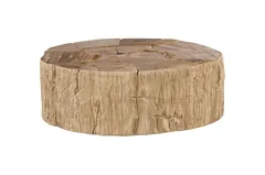 Converge Petrified Coffee Table, Rough, Cream