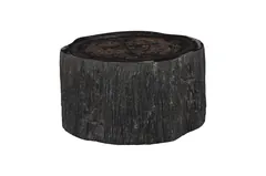 Chaka Petrified Coffee Table, Rough, Black, Small