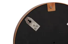 Petrified Slice Mirror, Copper Frame, Small
