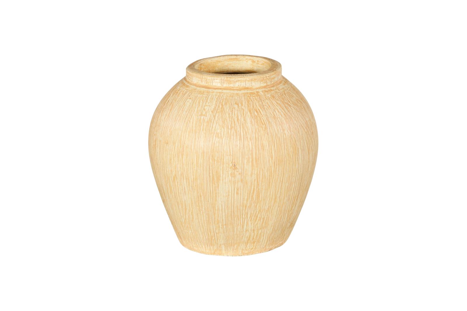 Canary Wash Vase, Yellow, Globe