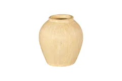 Canary Wash Vase, Yellow, Globe