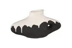 Porcelain Drip Vase, Wide