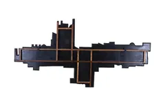 Asken Wall Art, Wood, Freeform