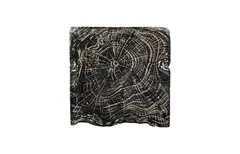 Black Wash Stool, Square