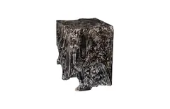 Black Wash Stool, Square