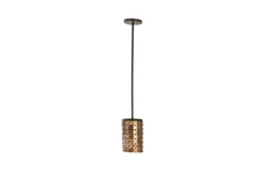Armor Pendant Lamp, Brass