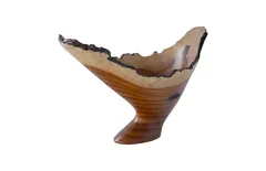 Burled Vase, Faux Bois
