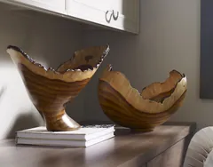 Burled Vase, Faux Bois