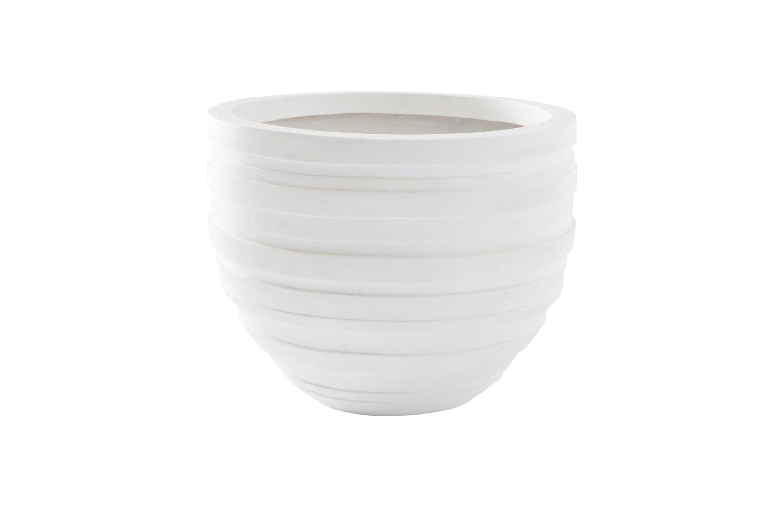 June Planter, White, SM