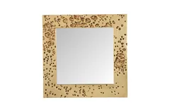 Splotch Mirror, Gold Leaf