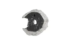 Cast Eroded Wood Circle Wall Tile