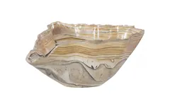 Cast Onyx Bowl, Faux Finish, Large