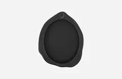 Geode Mirror, Black And Gold, Matte