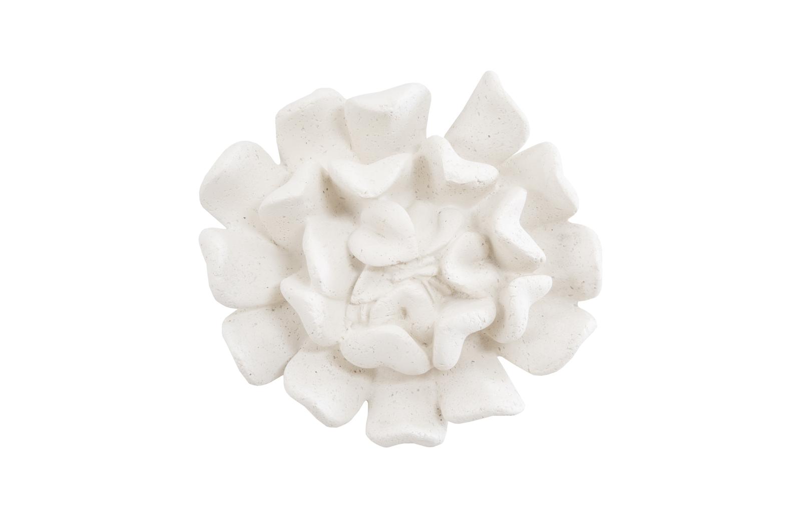 Topsy Turvy Succulent Wall Art, White Stone