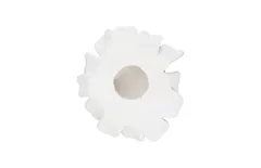 Topsy Turvy Succulent Wall Art, White Stone
