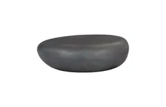 River Stone Coffee Table, Charcoal Stone, Small