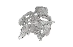 Perforated Splash Bowl Wall Art, Silver Leaf