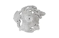 Perforated Splash Bowl Wall Art, Silver Leaf