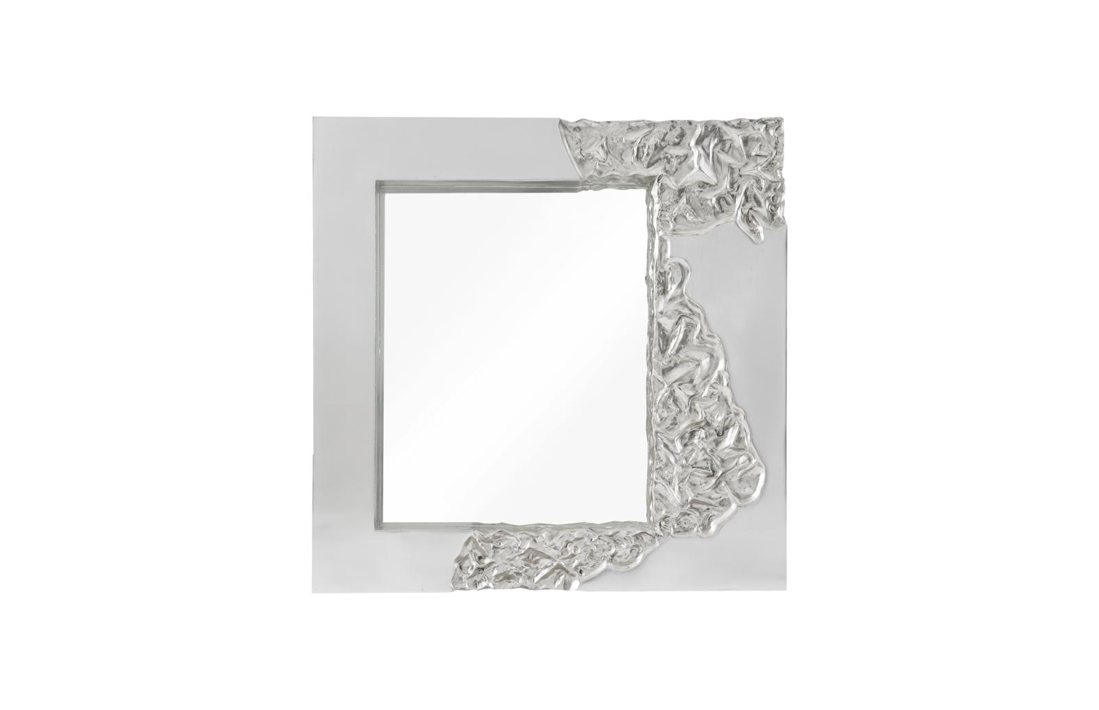 Mercury Mirror, Square, Silver Leaf
