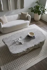 Quarry Coffee Table, Extra Large, Roman Stone