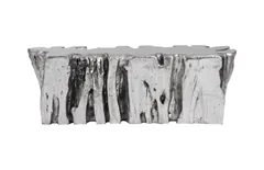 Freeform Root Bench, Silver Leaf
