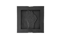 Geode Texture Panel Black and Gold, Wall Decor