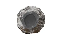 Drape Planter, Liquid Silver
