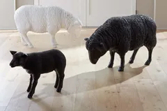 Sheep Sculpture, Gel Coat White