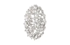 Koi Wall Art, Silver Leaf