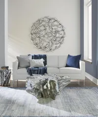 Koi Wall Art, Silver Leaf