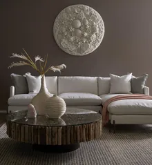 Manhattan Coffee Table, Round, with Glass