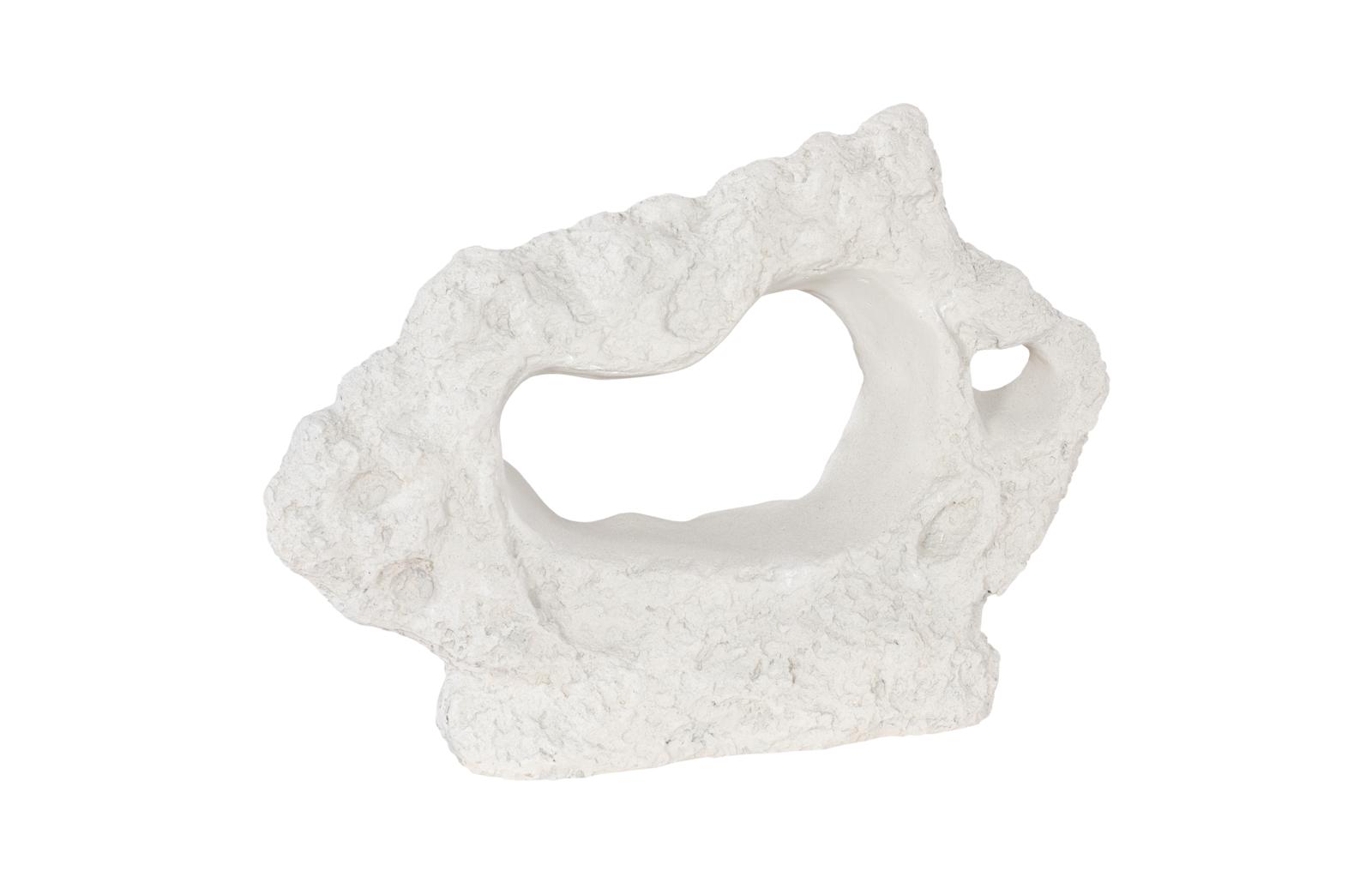 Cast Stone Table Top Sculpture, Wide, Roman Stone