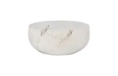 Cast Cheese Stone Coffee Table, Round, Roman Stone