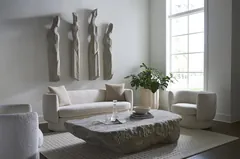 Quarry Coffee Table, Extra Large, Roman Stone