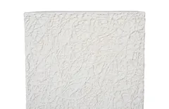String Theory Pedestal, White Stone, Small
