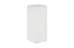 String Theory Pedestal, White Stone, Medium