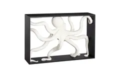 Octo Framed Console Table, Wood Frame, White