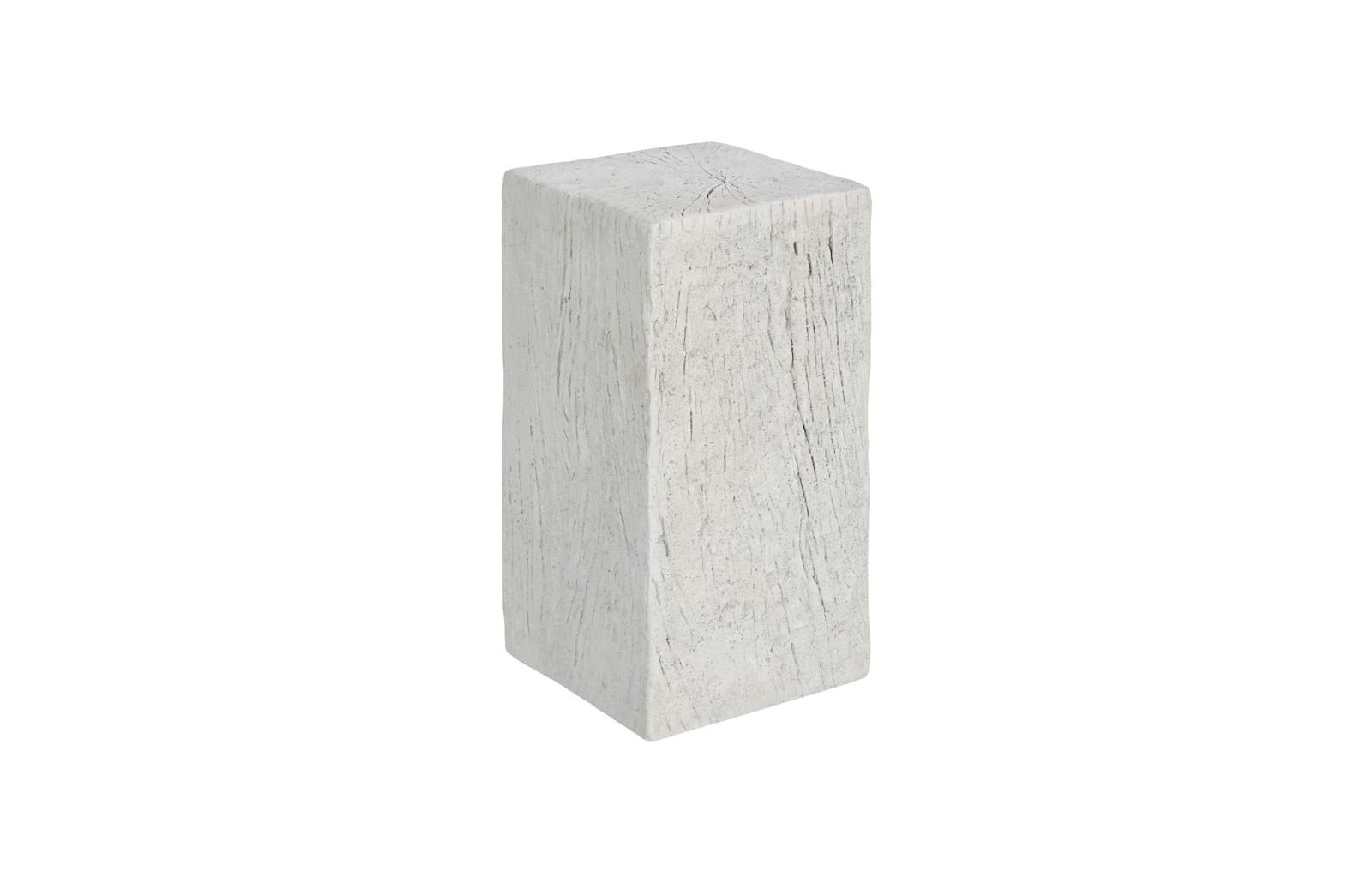 Log Rectangular Pedestal, Roman Stone