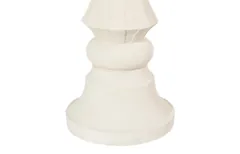 Bishop Chess Sculpture, Cast Stone White