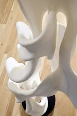 Cast Dancing Sculpture, Coupé, Faux Bleached