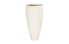 Flora Grande Planter, Cream, Large