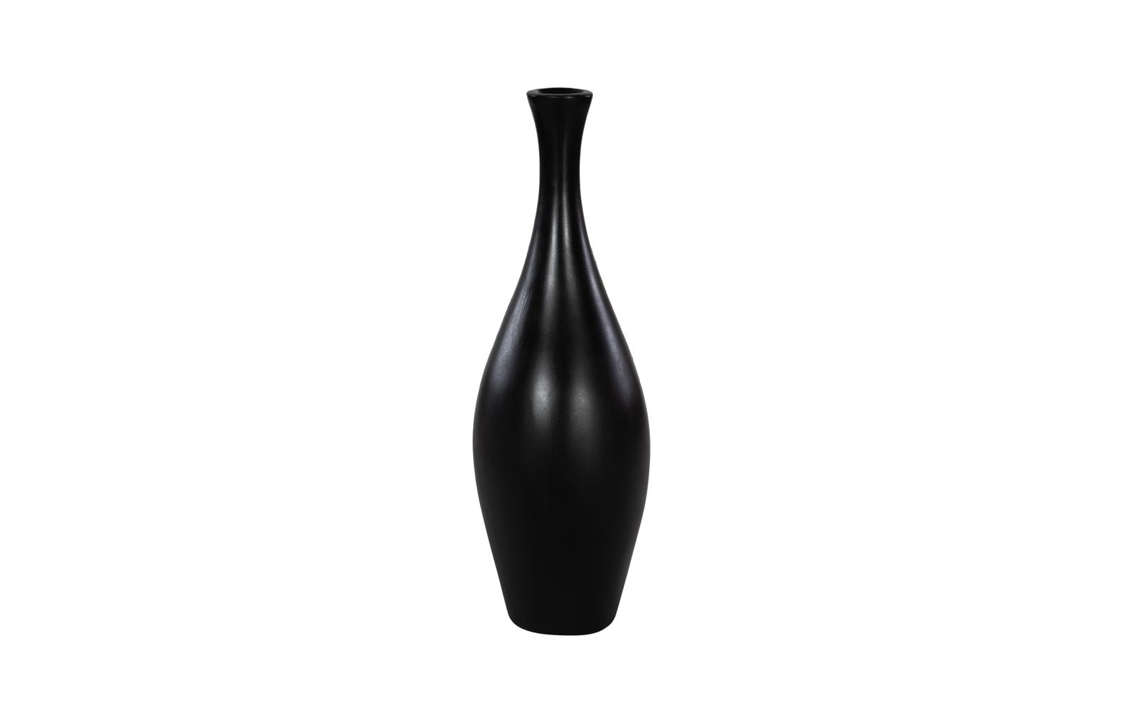 Trumpet Vase, Small, Matte Black