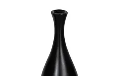 Trumpet Vase, Small, Matte Black