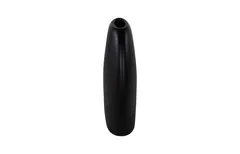 Pod Vase, Medium, Black Matte