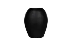 Pod Vase, Large, Black Matte