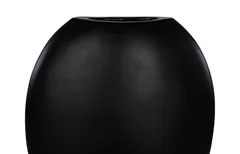 Pod Vase, Large, Black Matte