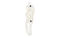 Cast Dancing Wall Sculpture, Passé, Faux Bleached