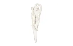 Cast Dancing Wall Sculpture, Passé, Faux Bleached